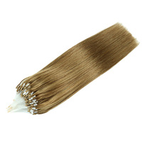 Extensiones de Cabello con Micro Anillos al por Mayor, 100% Cabello Humano, Sin Caída, Reutilizables, Nano Loop, para Propietarios de Salones
