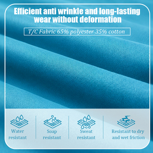 Tenues médicales ANNO en rayonne unisexe, tailles XS-8XL, grandes tailles, uniformes d'hôpital personnalisés multi-poches pour médecins et personnel <span class=keywords><strong>de</strong></span> clinique - Product Image 4