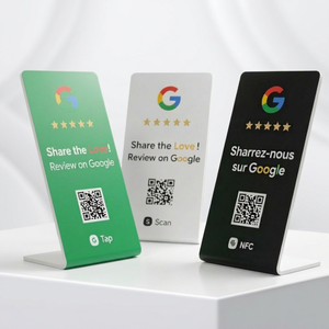 Tarjeta de Membresía CLF con Nuevo Diseño Programable, para Reseñas de Google, PVC, RFID, NFC, Código QR, Pago, 213/215/216/424, 13.56MHz, Impermeable - Product Image 4