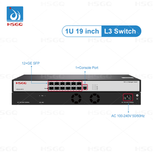 HSGQ-5912 12 Cổng 10g sợi chuyển đổi L3 Quản Lý 10/100/1000Mbps SFP + uplinks Mạng Công Nghiệp chuyển đổi hỗ trợ VLAN QoS - Product Image 4
