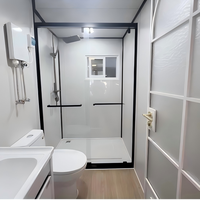 Premium PuTian Doppel-Flach 20ft Erweiterbare Vorgefertigte Container-Villa Atmungsaktives Minimalistisches Luxus-Interieur Mehrzimmer