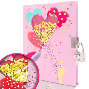 <strong>Lockable</strong> <strong>Diaries</strong> 160 Pages Cute Girl Journal Secret Notebook with Lock and Key for Little Kid - Product Image 1