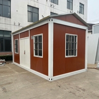 Maison Modulaire à Toit Incliné à Installation Facile, Structure d'Isolation Thermique pour Logement sur Chantier de Travaux Extérieurs