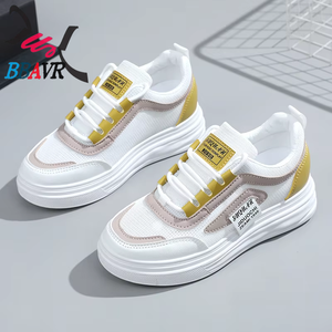 W1792 Zapatos Deportivos de Malla Transpirable para Mujer, con Tacón Alto y Suela Plana, para Primavera/Verano, Estilo Casual Versátil - Product Image 3