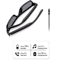 Lunettes Intelligentes A02 : Lecture Musicale, Son Surround Hi-Fi, Appels Sans Fil, Chargement Magnétique, Contrôle Tactile, Commande Vocale IA