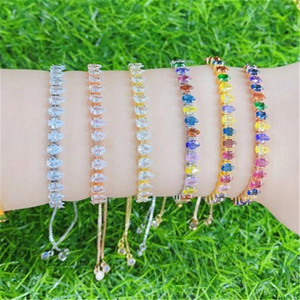 Bracelets tennis élégants en or véritable plaqué 18 carats avec zircon cubique taille marquise pour femmes, bijoux de luxe pour mariage et fêtes - Product Image 6