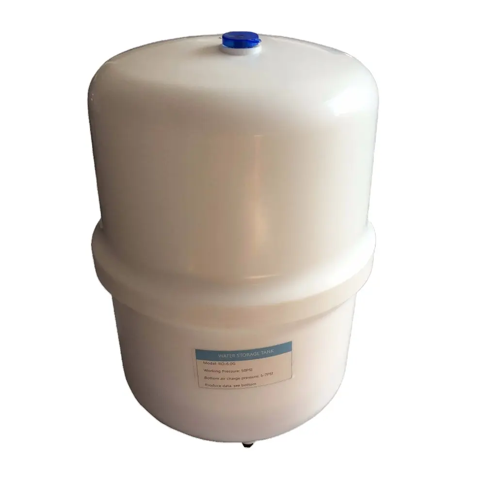 Tanque de almacenamiento de filtro de agua a presión RO doméstico de 6,0G