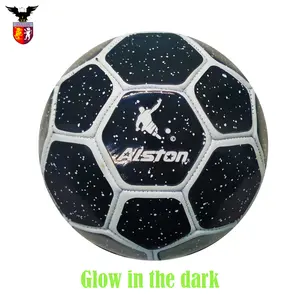 Bagliore nel buio Size 2 personalizzare la stampa Promozionale mini pallone da calcio calcio