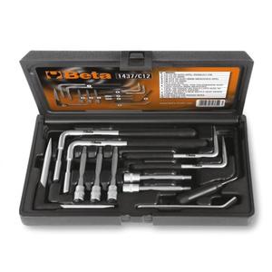 BETA - 014370001 Surtido de 12 herramientas para quitar bolsas de aire-JUEGO DE MOTOR Y DISTRIBUCIÓN EAN 8014230717654 - Product Image 1