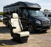 Siège à suspension pneumatique avec accoudoirs en option, chauffage, ventilation, rotation, couleur et matériau personnalisés OEM pour Iveco Transit Maxus Light Van