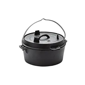 Naturehike OutdoorキャンプCauldronとDutch Oven Deep Camp Cast Iron Pot