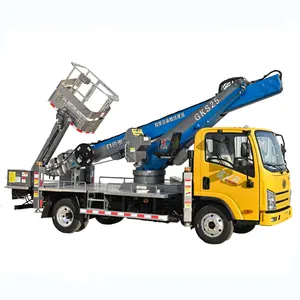 Professional China Factory Supply Sign Bucket Trucks JIUHE Light Bucket Truck 25m 29m 45m Traffic Bucket Truck For Sale