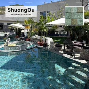 <span class=keywords><strong>Pietra</strong></span> a getto d'inchiostro quadrata superficie lucida ceramica piscina piastrelle <span class=keywords><strong>in</strong></span> <span class=keywords><strong>pietra</strong></span> <span class=keywords><strong>naturale</strong></span> vetrata bagno piastrelle di porcellana <span class=keywords><strong>mosaico</strong></span> - Product Image 1