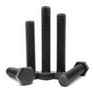 Hex Head Bolts 12.9 Grade Black Oxide Full Thread Half Thread DIN933 Standard Use 45 Steel Extended Screw - Product Image 2