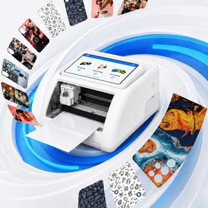 เครื่องตัดฟิล์มโทรศัพท์ TPU/ไฮโดรเจล/PC ความแม่นยำสูง 0.1 มม. รุ่น B158 พร้อมเครื่องพิมพ์ริบบอนความร้อน HD 300DPI ในตัวสำหรับกล้อง - Product Image 1