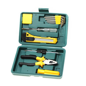 Emergency <b>Tool</b> Kit 12-Piece Plastic Green Car Maintenance Set For <b>Vehicle</b> Repair - Product Image 4