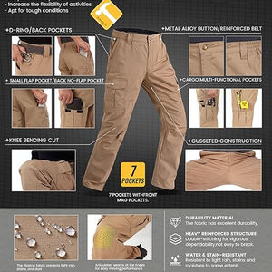 Il direttore del negozio ha consigliato pantaloni lunghi elasticizzati pantaloni da lavoro pantaloni Casual da uomo e pantaloni da trekking Cargo pantaloni da lavoro - Product Image 6