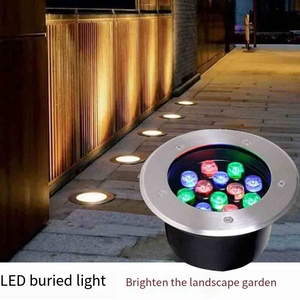 תאורת גינה נוף דק שביל קרקע עמיד למים 12V תאורת טרסה שקועה חיצונית תאורת דק שקועה - Product Image 6