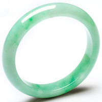 Bracelet en quartzite jade vert naturel effet glace-cireuse, élégant bracelet pour femme avec boîte, vente en gros