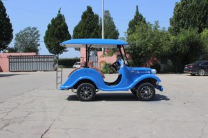 WELIFTRICH Carro de Golf Eléctrico Clásico, Vehículo Turístico de 72V, 7-8 Asientos, Motor de CA de 5 Kw con Velocidad de 30-50 km/h y Autonomía de 70-90 km - Product Image 3