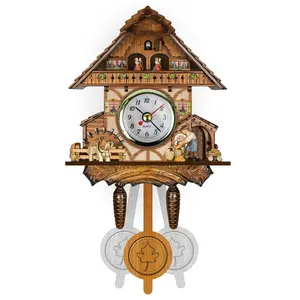 Personalizzazione orologio a cucù moderno in stile nordico con suono di uccello per la decorazione domestica orologio da parete a cucù regalo unico