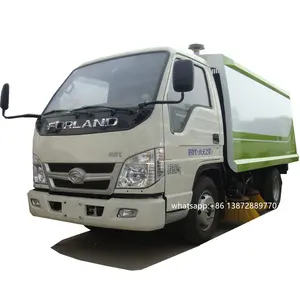 Tự Động 4 Bàn Chải Đường Cao Tốc Quét Đường Forland Diesel 4X2 Đường Phố Nhỏ Quét Xe Tải Để Bán