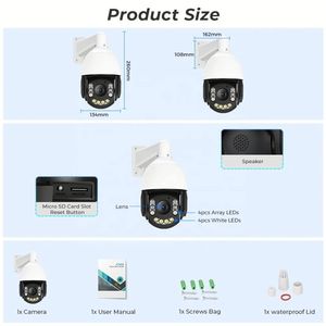 Cámara PTZ 4K con Zoom Óptico 30X, Cámaras G430 para Conferencias con Zoom Óptico, Fibra Óptica de 50 Metros, 4T 4MP 40X, Doble Lente, Color Completo, IA, PTZDome - Product Image 6