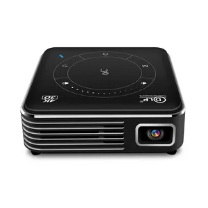 Salange P11 Android 9.0 Ondersteuning Wifi Bt 4K Mobiele Outdoor Movie Beamer Home Video Draagbare Mini Dlp Projector Digitale projector