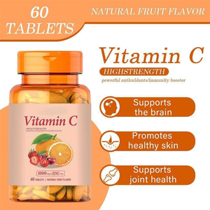 Comprimés de Vitamine C et de Zinc à Forte Absorption pour Adultes et Adolescents – Soutien Immunitaire et Beauté de la Peau – 60 Comprimés – Meilleures Ventes - Product Image 4