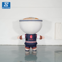 Costume de mascotte gonflable personnalisé, tenue de personnage de dessin animé portable pour la publicité, les défilés et la décoration d'événements