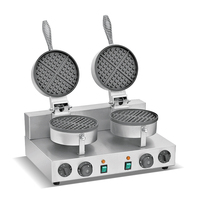 COSBAO Machine à Gaufres Électrique Multifonctionnelle Professionnelle CE avec Plaques Cœur pour Gaufres Croustillantes – Vente en Gros