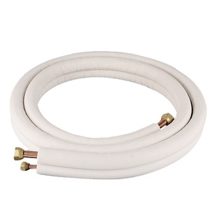Tuyau de cuivre isolé pour climatiseur split, double serpentin 1/4'' 3/8'', pièces de climatisation - Product Image 3