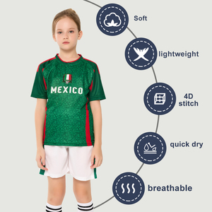 Camisas de Futebol do México 2026 para Homens e Mulheres: Kits Quentes da Seleção Nacional para Fãs de Todas as Idades – Camisa de Futebol Personalizada em Alta Tendência - Product Image 2