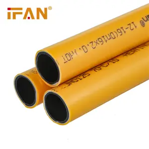 Tuyau de gaz IFAN Lpg 16-32MM tuyaux de gaz Pex Al tuyau en aluminium jaune pour gaz Lpg