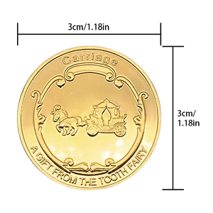 Moneda Conmemorativa Personalizada <span class=keywords><strong>de</strong></span> la Hada <span class=keywords><strong>de</strong></span> los Dientes, Recuerdos Dorados, Regalos, Medallas <span class=keywords><strong>de</strong></span> la Hada <span class=keywords><strong>de</strong></span> los Dientes, Corona, Moneda Chapada en <span class=keywords><strong>Oro</strong></span>, Regalo para Niños - Product Image 6