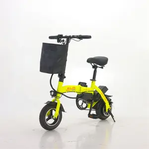 זול מיני מתקפל חשמלי אופני 10 "צמיג ebike 36V 7.8Ah ליתיום סוללה אופניים חשמליים