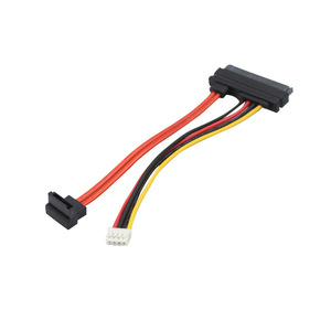 Sata 7+15 Data <b>Cable</b> 22P To 7P+4P Shielded Copper Wire For Hard Drive Power Connection - Product Image 4