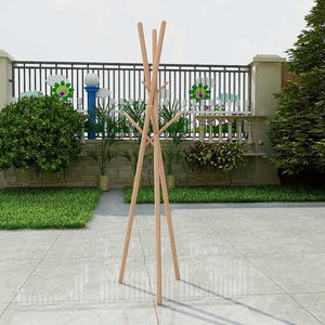 Perchero de ropa de bambú multifunción, diseño Ins, ganchos para sala de estar, dormitorio, moderno, de madera, 7-15 días - Product Image 5