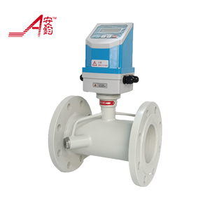 Débitmètre à section variable pour eau et liquides, RS485 Modbus, à bride, écran LCD, personnalisable OEM, modèle Anjun <span class=keywords><strong>AFV</strong></span>, 0-5m/s, précision +/-1% - Product Image 4