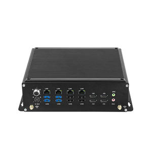Mini PC Industrial Intel con Ventilador, Uso 7*24 Horas, Intel Core I5 8305G 8705G, 4 LAN, 6 COM, 8 USB, 4 Puertos HD, Directo de Fábrica - Product Image 1
