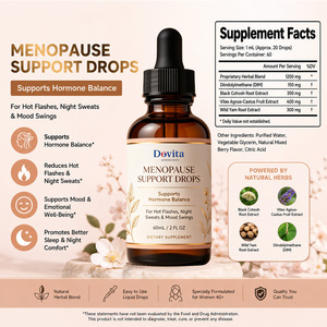 Gotas para el Equilibrio Hormonal de la Menopausia de Marca Personalizada OEM, Acción Rápida, Apoyo para el Sueño y el Estado de Ánimo, Alivio de la Sequedad Vaginal, 60 ml - Product Image 2