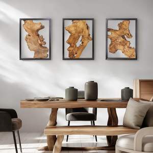 Décoration murale en <span class=keywords><strong>bois</strong></span> rustique moderne à faire soi-même, artisanat en <span class=keywords><strong>bois</strong></span> naturel, charme rustique artisanal en <span class=keywords><strong>bois</strong></span> naturel - Product Image 4