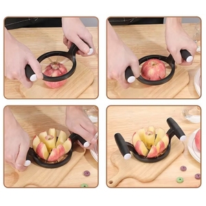 Trái cây và rau công cụ thép không gỉ nhà bếp <span class=keywords><strong>Apple</strong></span> Slicer <span class=keywords><strong>corer</strong></span> Cutter với 9 Lưỡi lớn <span class=keywords><strong>corer</strong></span> Cutter - Product Image 6