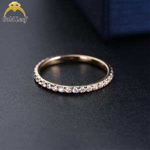 Bijoux fantaisie, or blanc 14 carats, 0,3 CT-3 CT, pierre de laboratoire blanche de forme poire, certifiée IGI, bague de fiançailles, bague de mariage, alliance éternelle - Product Image 4