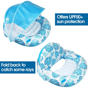 Flotador Inflable de PVC para Piscina JOSEN, Diseño Moderno, con Visera y Anillo de Natación, para Adultos - Product Image 2