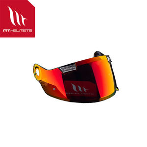 MTHELMETS JARAMA - Visières extérieures rouge-argent détachables rapidement et anti-buée - Accessoires moto en gros - Commande en gros - Product Image 1