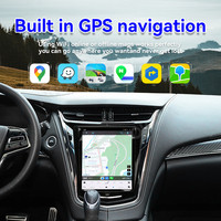 Radio MOOKAKA 10,5 pouces pour Cadillac ATS/CTS/SRX/Escalade 2014-2018, système multimédia Android pour voiture, GPS, stéréo, CarPlay sans fil