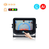 Système de détection des piétons et des angles morts AHD AI étanche, anti-collision, mesure de distance, alarme pour chariot élévateur