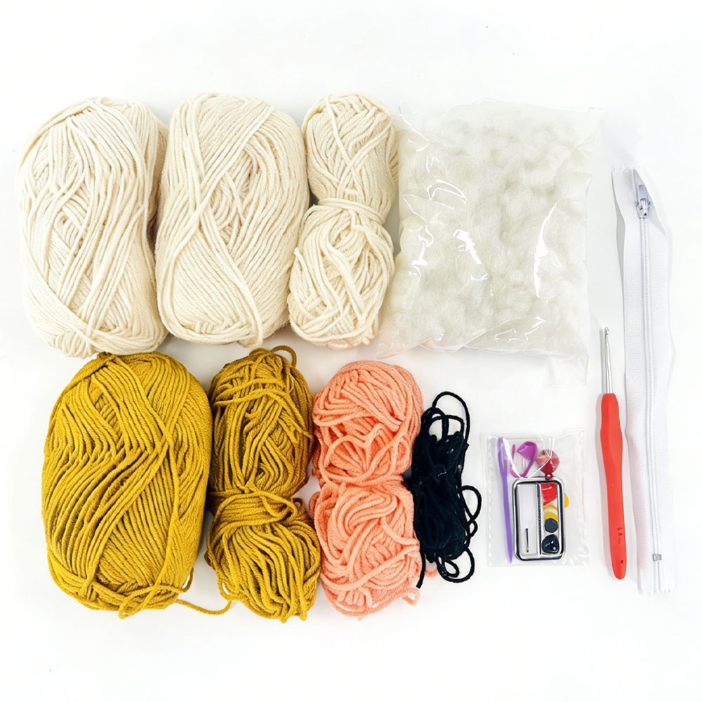 Bolsa de gato de juguete de ganchillo DIY