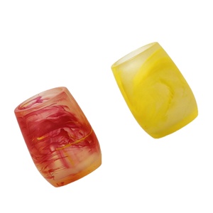 Gobelet <span class=keywords><strong>de</strong></span> salle <span class=keywords><strong>de</strong></span> bain <span class=keywords><strong>en</strong></span> résine à motif marbré, texture agate, multicolore translucide, pour <span class=keywords><strong>brosse</strong></span> à dents et rinçage buccal - Product Image 1